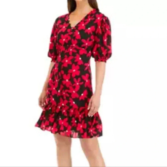 Calvin Klein Floral Mini Dress - Picture 7 of 7